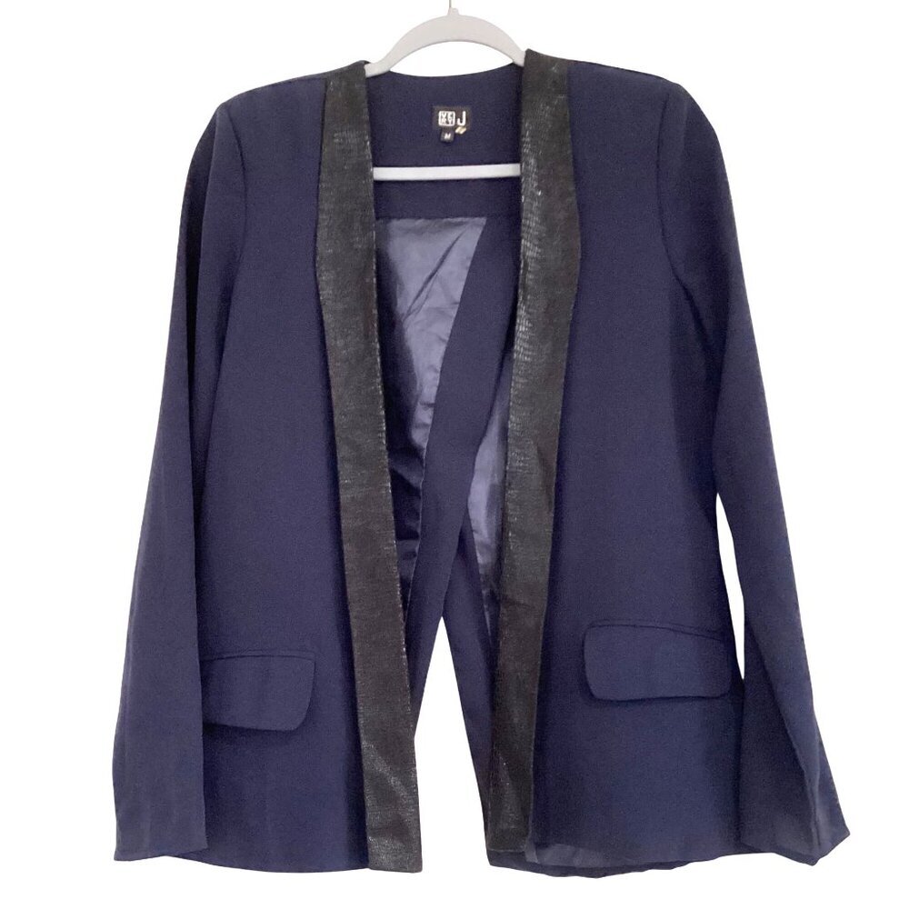 Very J Navy Blue  Blazer Women Size M